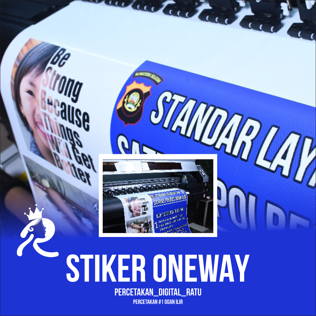 Stiker Oneway